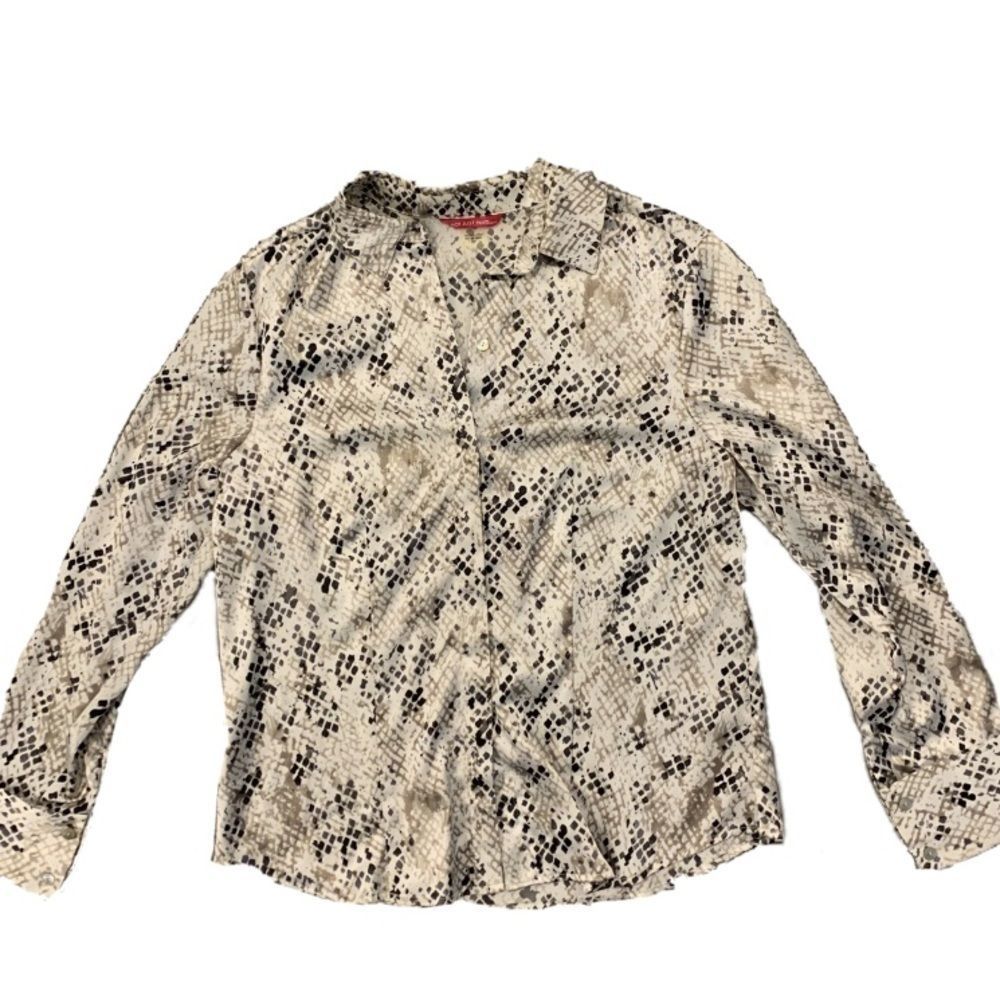 Not Just Pants | Snake skin print button up